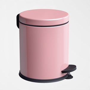 5 LT Pedal Dust Bin - Pink